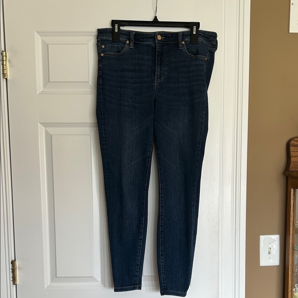 Liverpool Dark Blue Women's Skinny Jeans
